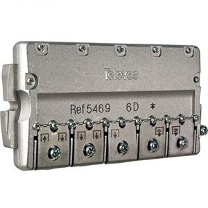 Televes Repartidor Distribuidor 6 Direcciones 11/14 dB Gris