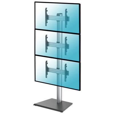 Soporte de suelo KIMEX - Para 3 TVs 40-65" - Altura 240cm Soporte de suelo KIMEX - Para 3 TVs 40-65" - Altura 240cm