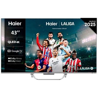 TV Haier QLED H43Q80FUX 43" 4K Ultra HD Smart TV Dolby Atmos Google TV TV Haier QLED H43Q80FUX 43" 4K Ultra HD Smart TV Dolby Atmos Google TV