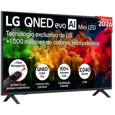 TV LG QNED evo MiniLED AI 43QNED80B6B 43" 4K UltraHD 60Hz Smart TV webOS HDR10 Pro TV LG QNED evo MiniLED AI 43QNED80B6B 43" 4K UltraHD 60Hz Smart TV webOS HDR10 Pro