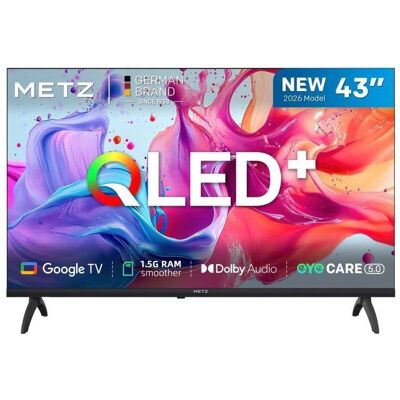 TV Metz QLED 43MQH7030Z 43" Full HD 60Hz Smart TV Google TV HDR10 TV Metz QLED 43MQH7030Z 43" Full HD 60Hz Smart TV Google TV HDR10
