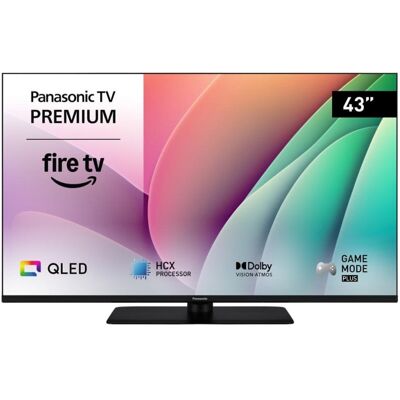 TV Panasonic QLED TV-43W80AEZC 43" 4K UltraHD 50Hz Smart TV Fire OS HDR10+ Alexa TV Panasonic QLED TV-43W80AEZC 43" 4K UltraHD 50Hz Smart TV Fire OS HDR10+ Alexa