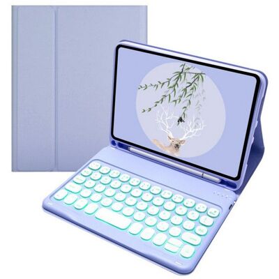 Funda y Teclado Bluetooth Ykcloud Ts006d para iPad Mini6 - Violeta Funda y Teclado Bluetooth Ykcloud Ts006d para iPad Mini6 - Violeta