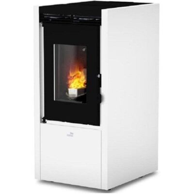 Estufa de pellets Estanca Cointra CESENA 6,9 kW Blanco Bajo Consumo Estufa de pellets Estanca Cointra CESENA 6,9 kW Blanco Bajo Consumo