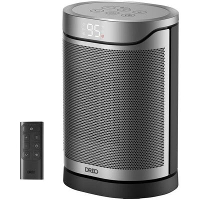Dreo calefactor portátil con termostato Heater 318, plata y negro Dreo calefactor portátil con termostato Heater 318, plata y negro
