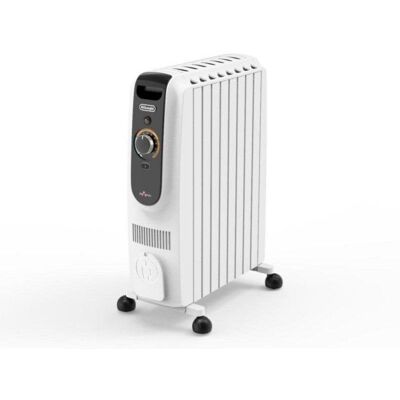 Delonghi Radiador Eléctrico De'Longhi 1100W compacto control giratorio 8 elementos Comfortemp anticaida Delonghi Radiador Eléctrico De'Longhi 1100W compacto control giratorio 8 elementos Comfortemp anticaida