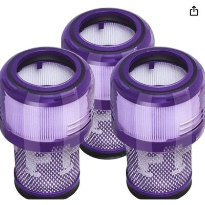 recamania 3 Filtros Hepa Compatibles Con Aspiradora Dyson V12 recamania 3 Filtros Hepa Compatibles Con Aspiradora Dyson V12