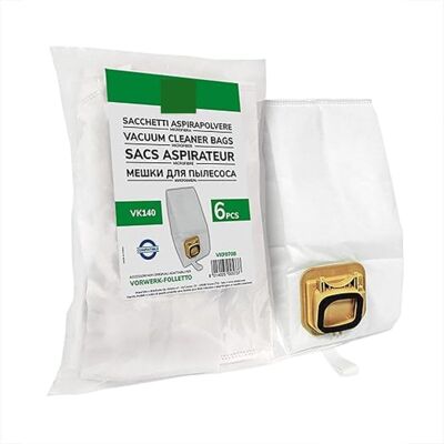 recamania Pack De 6 Bolsas De Microfibra Compatibles Con Aspiradoras Folletto Vk140 recamania Pack De 6 Bolsas De Microfibra Compatibles Con Aspiradoras Folletto Vk140