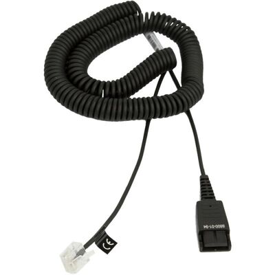 Cable Jabra 8800-01-94 para teléfonos Open Stage, Negro, Espiral, 2 m Cable Jabra 8800-01-94 para teléfonos Open Stage, Negro, Espiral, 2 m