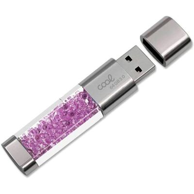 Cool 64GB Rosa USB 3.0 Pendrive - Pendrive Cool 64GB Rosa USB 3.0 Pendrive - Pendrive