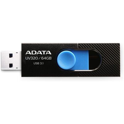 Adata UV320 64GB USB 3.1 Negro/Azul Adata UV320 64GB USB 3.1 Negro/Azul