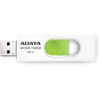 Adata UV320 64GB USB 3.1 Blanco/Verde Adata UV320 64GB USB 3.1 Blanco/Verde
