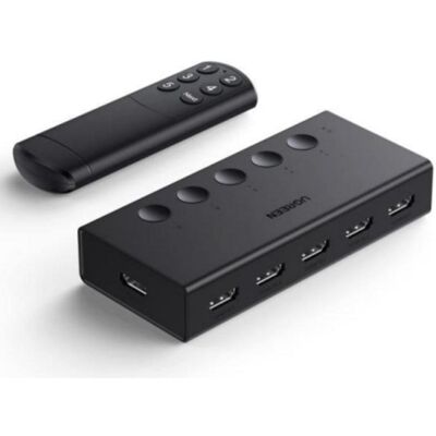 Conmutador HDMI Ugreen 90512 5 entradas 1 salida HDMI 2.0 Conmutador HDMI Ugreen 90512 5 entradas 1 salida HDMI 2.0