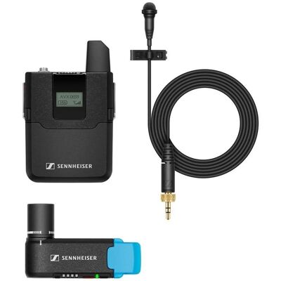 Micrófono Sennheiser AVX-ME2-3 inalámbrico omnidireccional XLR con configuración automática Micrófono Sennheiser AVX-ME2-3 inalámbrico omnidireccional XLR con configuración automática