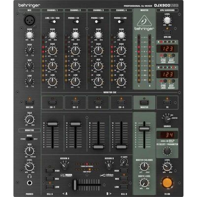 Mesa de mezclas Behringer DJX900USB 5 canales efectos digitales USB Mesa de mezclas Behringer DJX900USB 5 canales efectos digitales USB