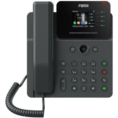 Teléfono IP Fanvil V61W Wi-Fi 6 Bluetooth 4 líneas LCD PoE Negro Teléfono IP Fanvil V61W Wi-Fi 6 Bluetooth 4 líneas LCD PoE Negro