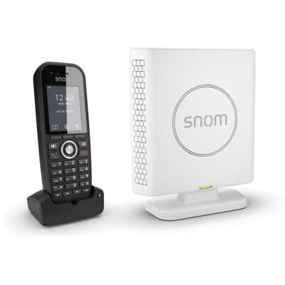 Teléfono DECT Snom M430 Altavoz Inalámbrico 100 Entradas Negro Blanco Teléfono DECT Snom M430 Altavoz Inalámbrico 100 Entradas Negro Blanco