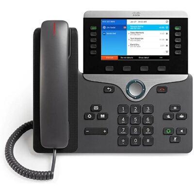 Teléfono IP Cisco 8841 Carbón vegetal 5" Escritorio/Pared PoE Teléfono IP Cisco 8841 Carbón vegetal 5" Escritorio/Pared PoE
