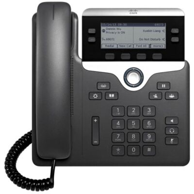 Teléfono IP Cisco 7821 2 líneas Negro/Plata Escritorio/Pared Teléfono IP Cisco 7821 2 líneas Negro/Plata Escritorio/Pared