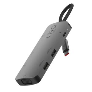 linq 7 en 1 Adaptador de Pantalla Triple USB-C Multipuerto
