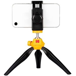 Trípode Kodak KTP001 para Smartphone Bluetooth 21 cm Negro y Amarillo Trípode Kodak KTP001 para Smartphone Bluetooth 21 cm Negro y Amarillo