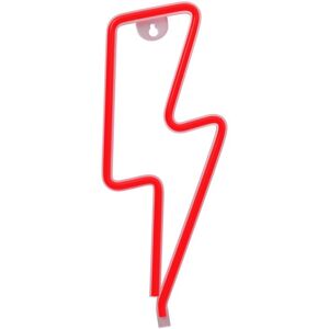 Forever Neon LED Light Bolt Red Bat+USB Forever Neon LED Light Bolt Red Bat+USB