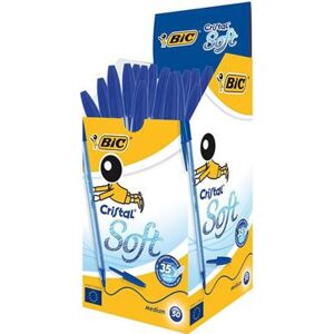 bicwoeld Bic Cristal Soft Caja 50 Bolígrafos Tinta de Aceite Azules bicwoeld Bic Cristal Soft Caja 50 Bolígrafos Tinta de Aceite Azules