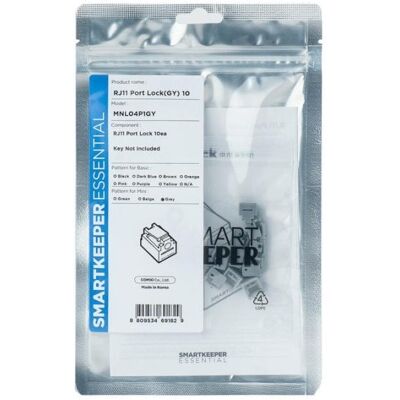 Bloqueador de Puerto Smartkeeper MNL04P1GY RJ-11 Gris Bloqueador de Puerto Smartkeeper MNL04P1GY RJ-11 Gris