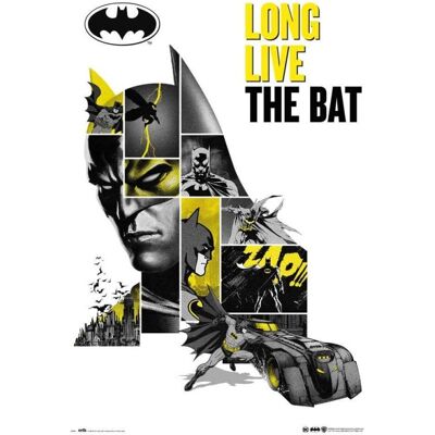Erik Maxi Póster DC Comics 80 Aniversario Batman 91.5x61cm Erik Maxi Póster DC Comics 80 Aniversario Batman 91.5x61cm