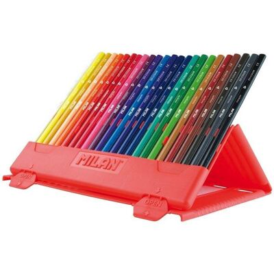 Estuche Milan Flexibox 24 Lápices Triangulares Madera Sostenible Estuche Milan Flexibox 24 Lápices Triangulares Madera Sostenible