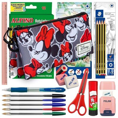 Estuche Escolar Triple Karactermania Minnie Portatodo Lashes Estuche Escolar Triple Karactermania Minnie Portatodo Lashes
