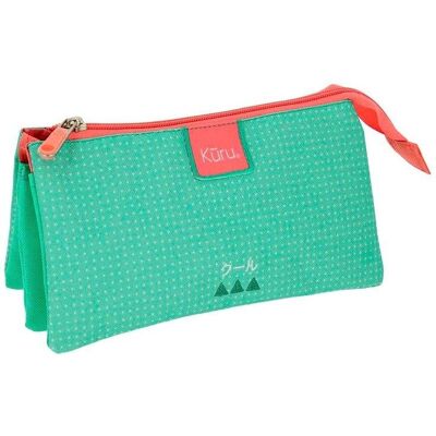 grafoplas Estuche Portatodo Triple Plano Grafoplás Kūru Turquesa 22.5 x 12 x 14 cm grafoplas Estuche Portatodo Triple Plano Grafoplás Kūru Turquesa 22.5 x 12 x 14 cm