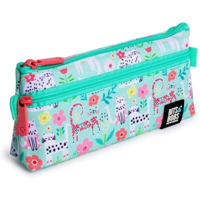 Estuche Portatodo Plano Grafoplas 2 Cremalleras Bits Bobs Design 23x10 cm escolar Estuche Portatodo Plano Grafoplas 2 Cremalleras Bits Bobs Design 23x10 cm escolar