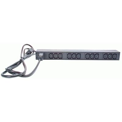 PDU Básico para Rack APC 0U/1U 12 Salidas C13 3680W PDU Básico para Rack APC 0U/1U 12 Salidas C13 3680W