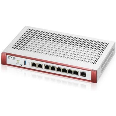 Zyxel USG FLEX Cortafuegos 200HP 5 Gbit/s 8x RJ-45 VPN/IPSec/SSL 1x USB 3.2 62W Zyxel USG FLEX Cortafuegos 200HP 5 Gbit/s 8x RJ-45 VPN/IPSec/SSL 1x USB 3.2 62W