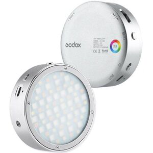 Kit de iluminación compacto Godox AK R1 Plata - Linterna LED portátil Kit de iluminación compacto Godox AK R1 Plata - Linterna LED portátil