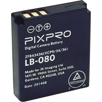 Kodak LB-080 Batería 1250mAh para Pixpro SP360 4K/SP360 VR Kodak LB-080 Batería 1250mAh para Pixpro SP360 4K/SP360 VR