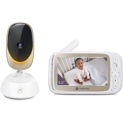 Vigilabebés Motorola VM85 Connect Cámara Wi-Fi HD, Visión Nocturna, Control Remoto, 5″ Vigilabebés Motorola VM85 Connect Cámara Wi-Fi HD, Visión Nocturna, Control Remoto, 5″