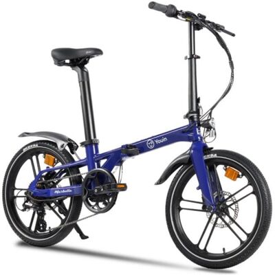 Bicicleta eléctrica YOUIN Marbella BK1350 plegable motor 250W frenos hidráulicos batería extraíble Bicicleta eléctrica YOUIN Marbella BK1350 plegable motor 250W frenos hidráulicos batería extraíble