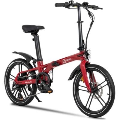 Bicicleta eléctrica YOUIN Marbella BK1350 250W 20" Plegable Hidráulica 40km autonomía Bicicleta eléctrica YOUIN Marbella BK1350 250W 20" Plegable Hidráulica 40km autonomía