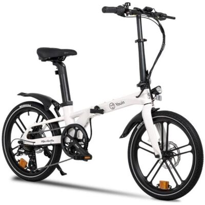 Bicicleta eléctrica YOUIN Marbella BK1350 250W 7V Plegable Batería Extraíble Hidráulicos Bicicleta eléctrica YOUIN Marbella BK1350 250W 7V Plegable Batería Extraíble Hidráulicos