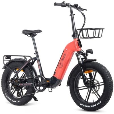Bicicleta Eléctrica YOUIN Luxor BK1716 Fat 250W 20'' Plegable Suspensión Pantalla Color Bicicleta Eléctrica YOUIN Luxor BK1716 Fat 250W 20'' Plegable Suspensión Pantalla Color