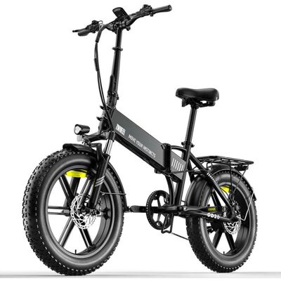 Bicicleta Eléctrica Zwheel Urban Flux Negra 250W 100 km Autonomía Plegable Bicicleta Eléctrica Zwheel Urban Flux Negra 250W 100 km Autonomía Plegable