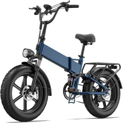 Bicicleta Eléctrica Urlife T5 750W 48V 20" Azul Bicicleta Eléctrica Urlife T5 750W 48V 20" Azul