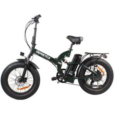 Bicicleta Eléctrica Univercycle B4 Motor 350W Batería 48V 13Ah 20" Verde Bicicleta Eléctrica Univercycle B4 Motor 350W Batería 48V 13Ah 20" Verde