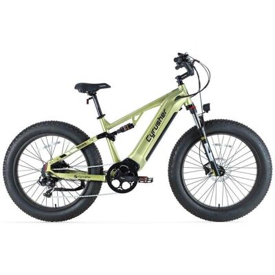 Bicicleta Eléctrica Cyrusher Rover 250W 52V Suspensión Total 26" Bicicleta Eléctrica Cyrusher Rover 250W 52V Suspensión Total 26"