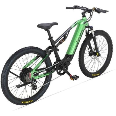 Bicicleta eléctrica Cyrusher Flex 250 W 48 V 15 Ah suspensión total Bicicleta eléctrica Cyrusher Flex 250 W 48 V 15 Ah suspensión total