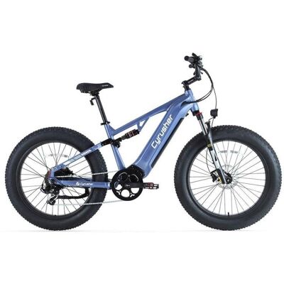 Bicicleta Eléctrica Cyrusher Rover Suspensión Total Batería 52V 15,6Ah Azul Bicicleta Eléctrica Cyrusher Rover Suspensión Total Batería 52V 15,6Ah Azul