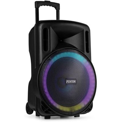 Altavoces Fenton Karaoke Bluetooth 800W portátiles con batería y luces LED Altavoces Fenton Karaoke Bluetooth 800W portátiles con batería y luces LED