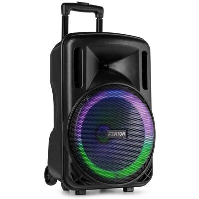 Altavoces Fenton Karaoke Inalámbricos Bluetooth 700W con LED y batería portátil Altavoces Fenton Karaoke Inalámbricos Bluetooth 700W con LED y batería portátil